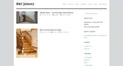 Desktop Screenshot of bandcjoinery.ie