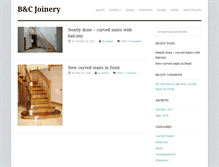 Tablet Screenshot of bandcjoinery.ie
